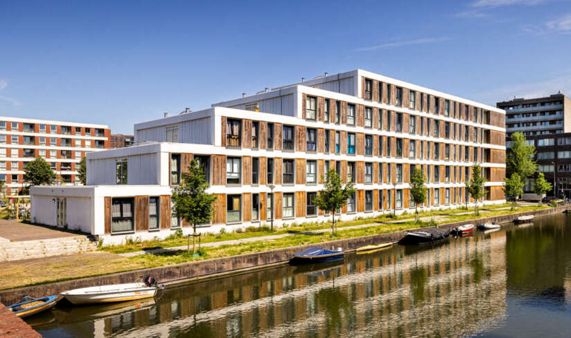 Studentenwoningen Amsterdam project van Jan Snel