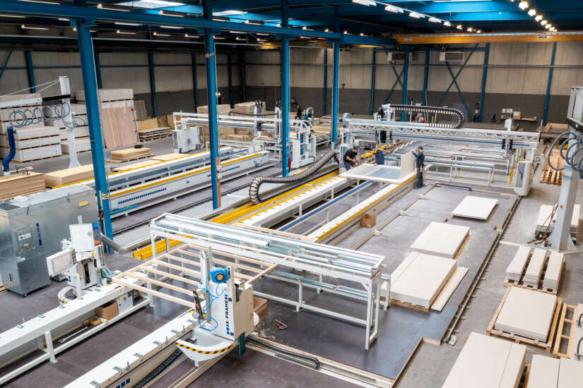 Houtrobot fabriek